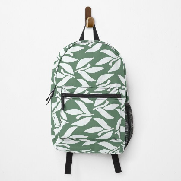 Item preview, Laurel branch, White and dark emerald designed and sold by Alex Blud.