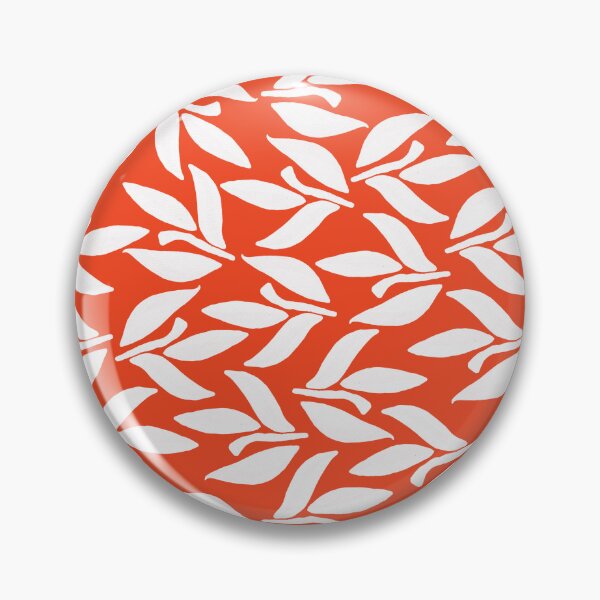 Item preview, Laurel branch, White and bright orange designed and sold by Alex  Blud.