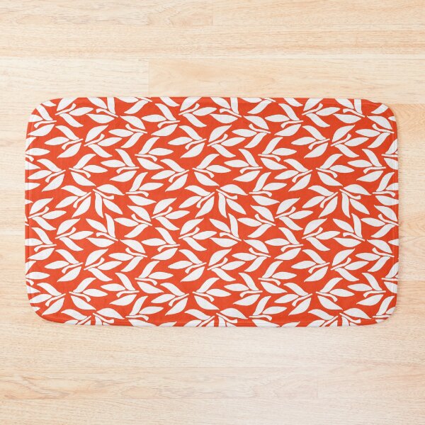 Item preview, Laurel branch, White and bright orange designed and sold by Alex  Blud.