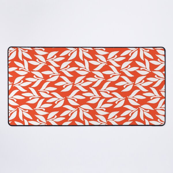 Item preview, Laurel branch, White and bright orange designed and sold by Alex Blud.