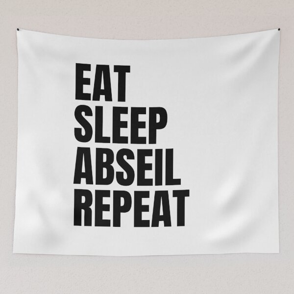 Item preview, Eat Sleep Abseil Repeat designed and sold by sydney-syder.