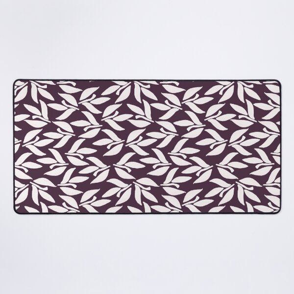 Item preview, Laurel branch, White and burgundy designed and sold by Alex Blud.