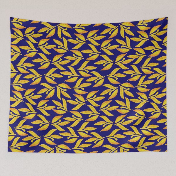 Item preview, Laurel branch, Yellow and blue designed and sold by Alex  Blud.