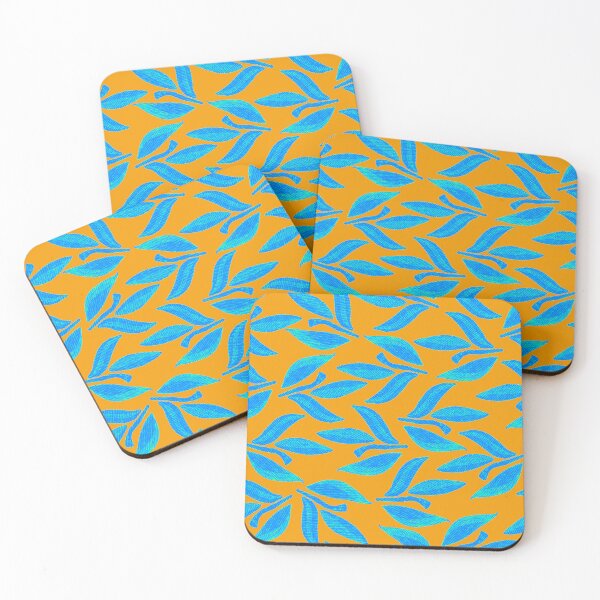 Item preview, Laurel branch, Light blue and yellow designed and sold by Alex  Blud.