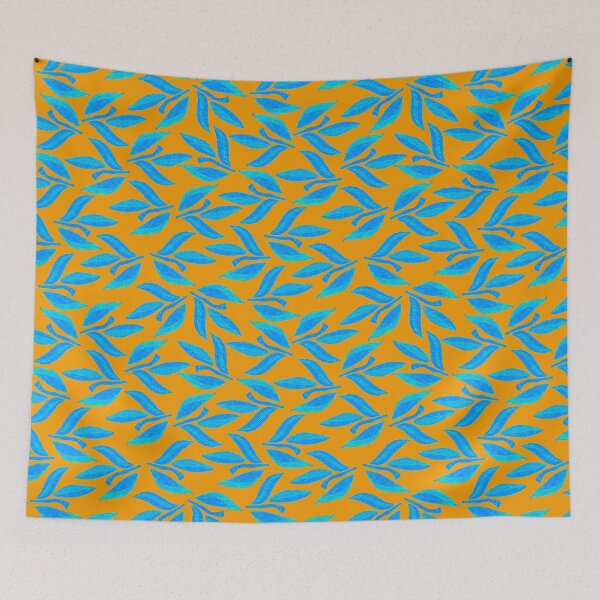 Item preview, Laurel branch, Light blue and yellow designed and sold by Alex  Blud.