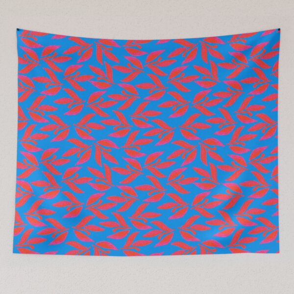 Item preview, Laurel branch, Red and blue designed and sold by Alex  Blud.