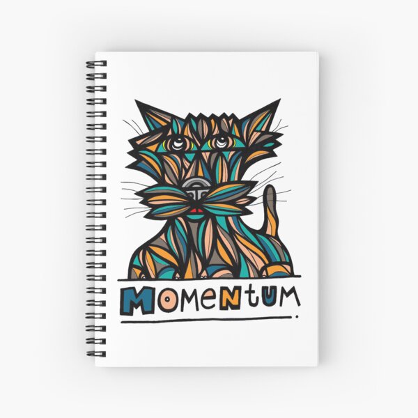 "Momentum" Spiral Notebook