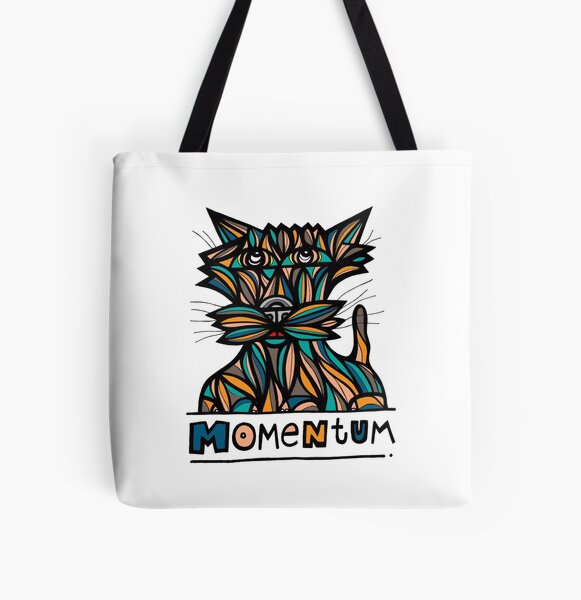 "Momentum" All Over Print Tote Bag