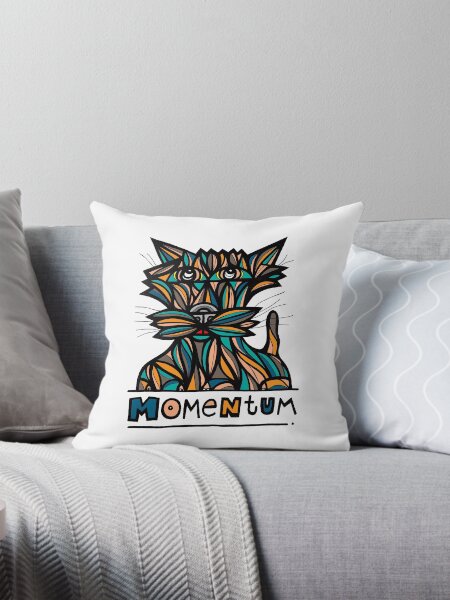 "Momentum" Throw Pillow