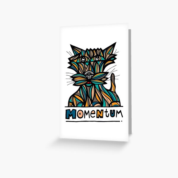 "Momentum" Greeting Card