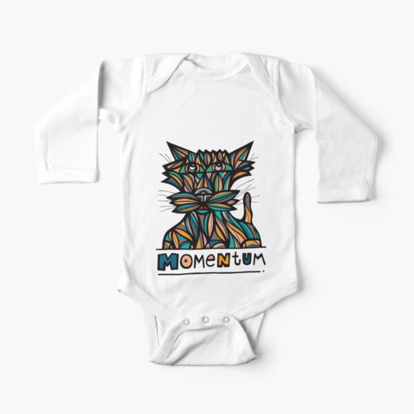 "Momentum" Long Sleeve Baby One-Piece