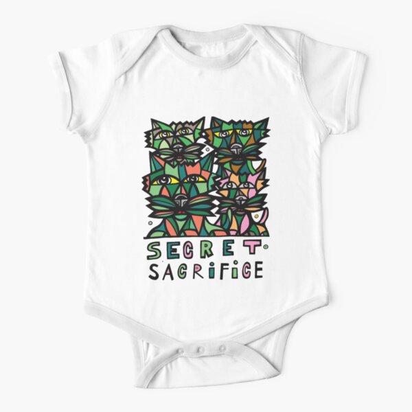 "Secret Sacrifice" Short Sleeve Baby One-Piece