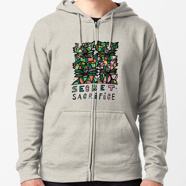 "Secret Sacrifice" Zipped Hoodie