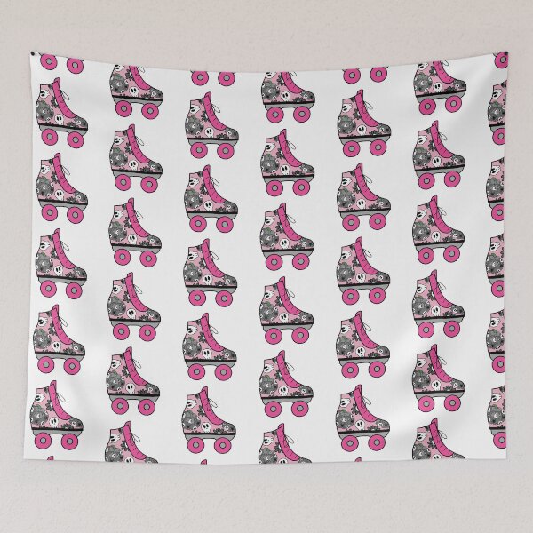 Item preview, Halloween Roller Blade with Skulls and Pumpkins Pattern - Pink designed and sold by MrsCreative1.