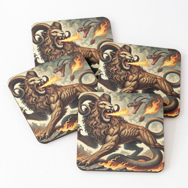 Item preview, The Chimera Unleashed: Fire-Breathing Fury designed and sold by aunins7.