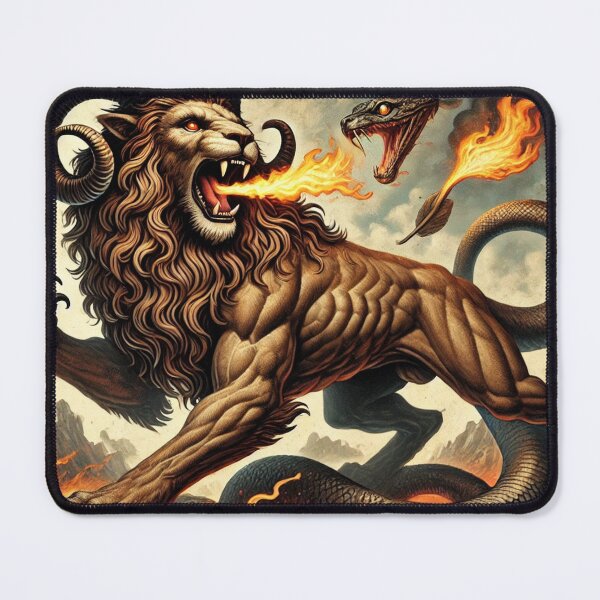 Item preview, The Chimera Unleashed: Fire-Breathing Fury designed and sold by aunins7.