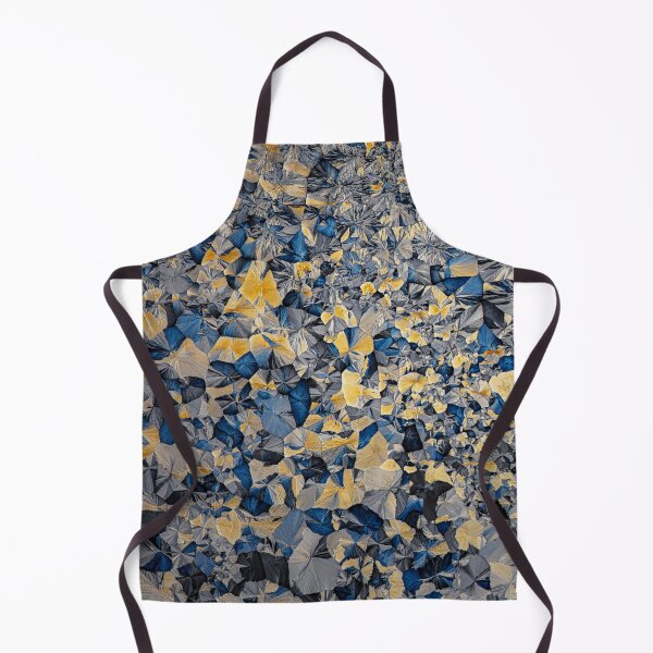 Item preview, Abstract Crystal Pattern in blue and yellow designed and sold by JBlaminsky.