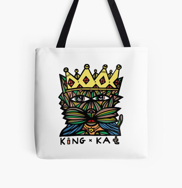 "King Kat" All Over Print Tote Bag