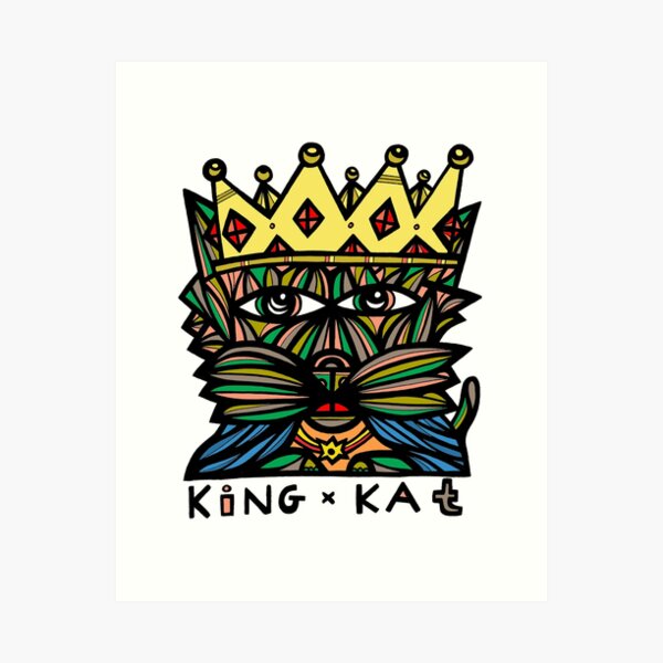 "King Kat" Art Print