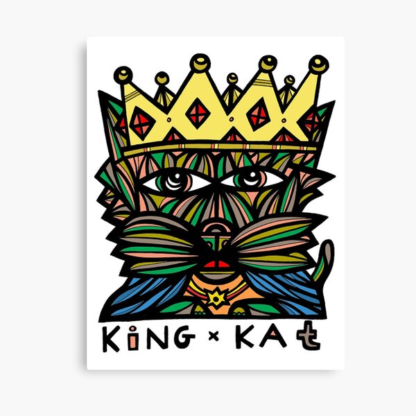 "King Kat" Canvas Print