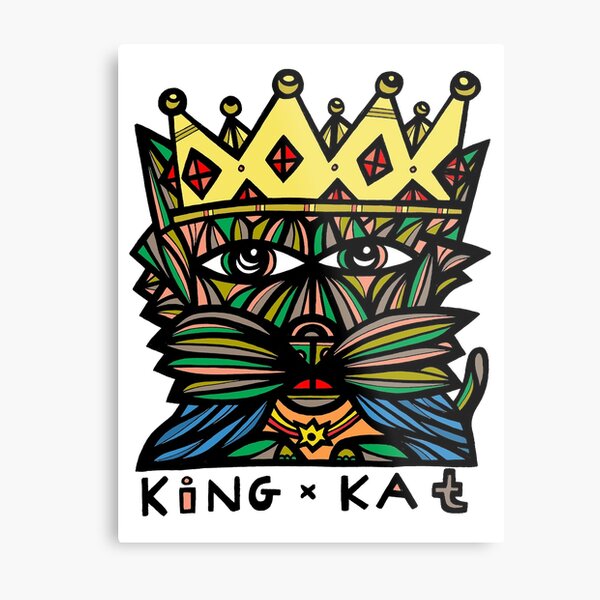 "King Kat" Metal Print