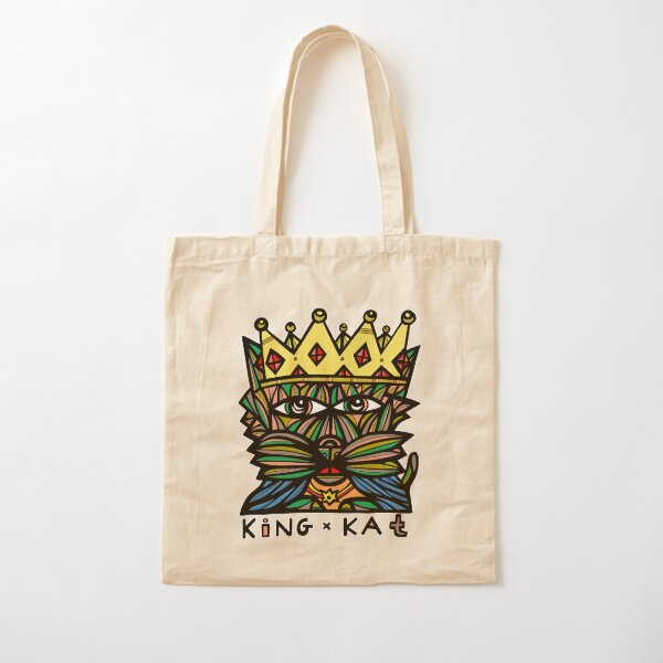 "King Kat" Cotton Tote Bag