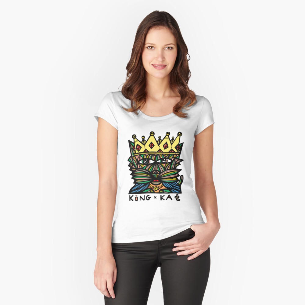 Item preview, Fitted Scoop T-Shirt designed and sold by 631art.
