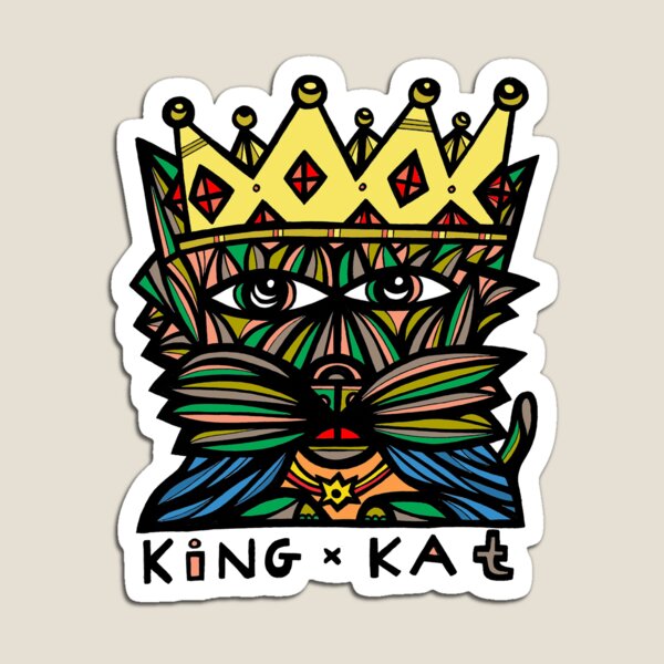 "King Kat" Magnet