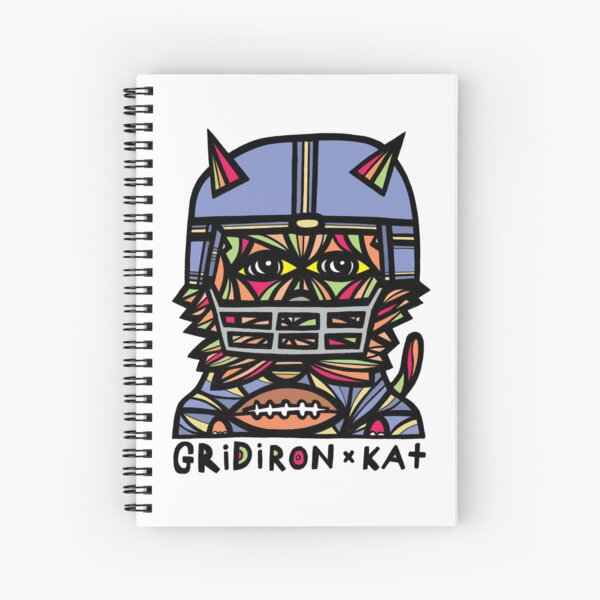 "GridIron Kat" Spiral Notebook