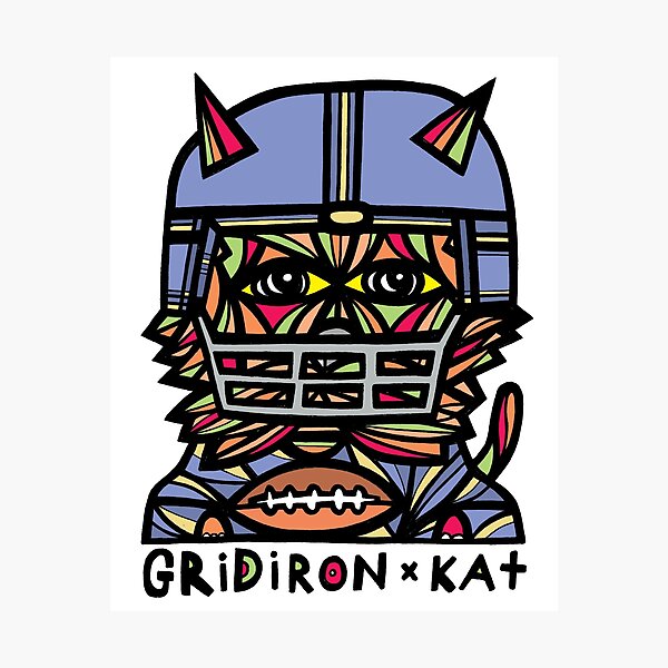 "GridIron Kat" Photographic Print