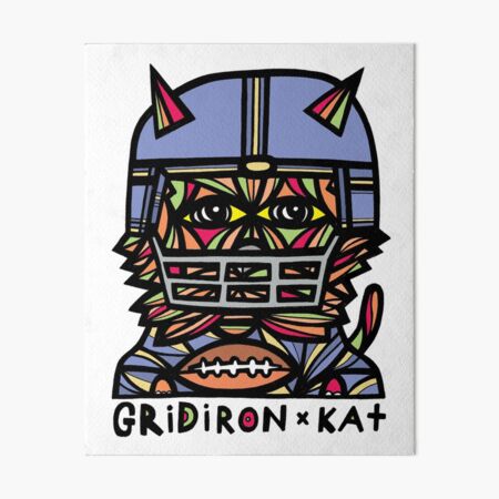 "GridIron Kat" Art Board Print