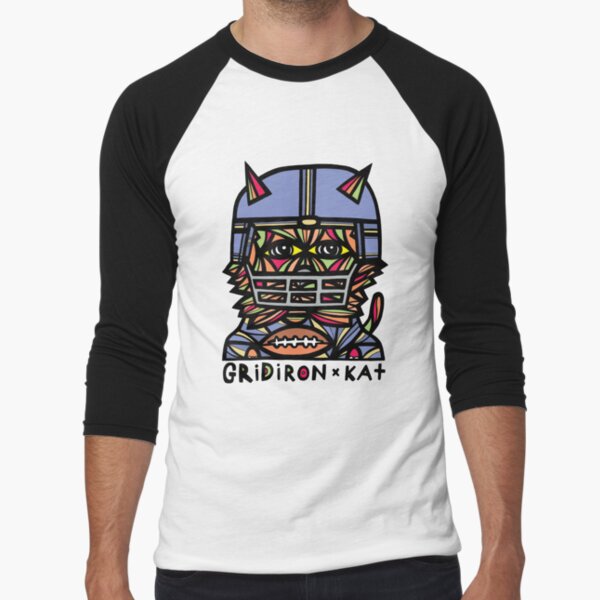 "GridIron Kat" Baseball ¾ Sleeve T-Shirt