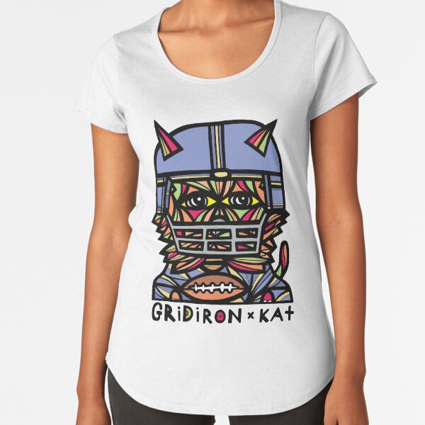 "GridIron Kat" Premium Scoop T-Shirt