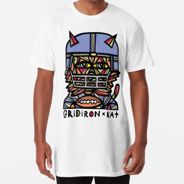 "GridIron Kat" Long T-Shirt