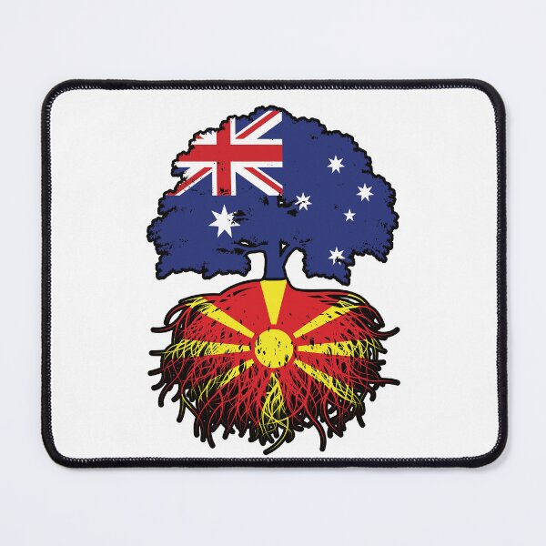 Item preview, Macedonia Macedonian Australian Australia Tree Roots Flag designed and sold by FlagX.