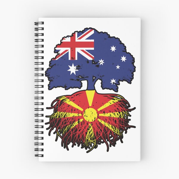 Item preview, Macedonia Macedonian Australian Australia Tree Roots Flag designed and sold by FlagX.