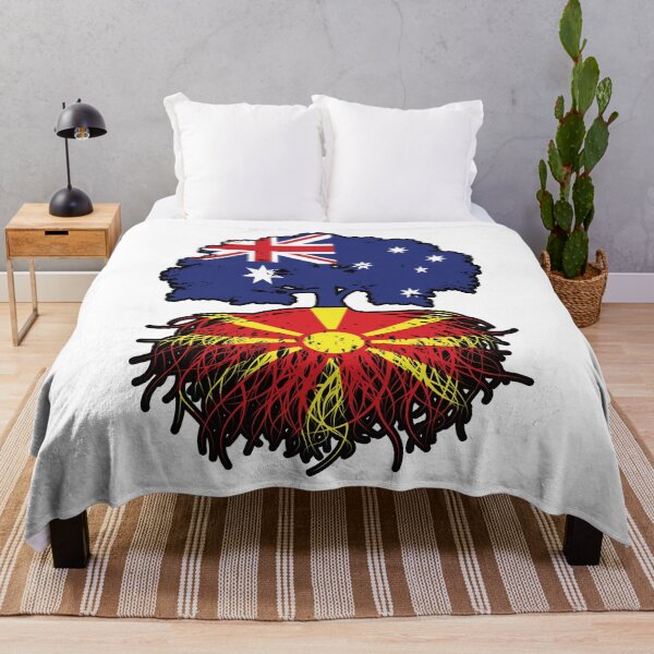 Item preview, Macedonia Macedonian Australian Australia Tree Roots Flag designed and sold by FlagX.