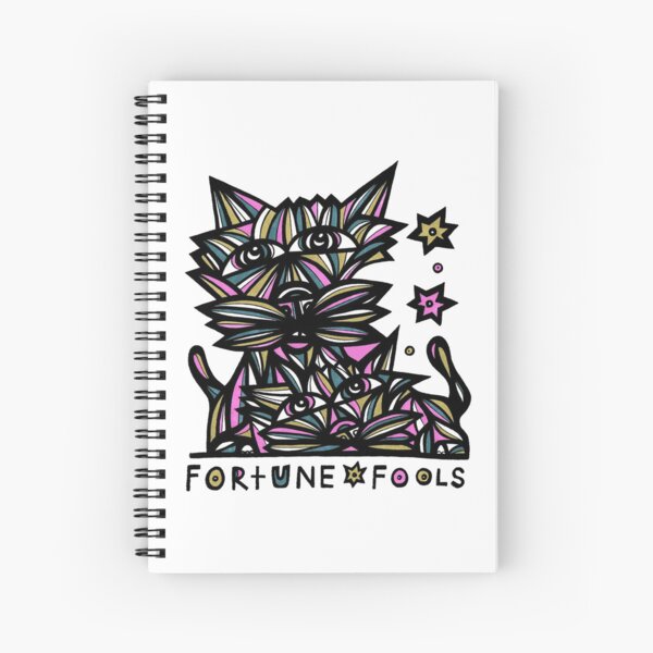 "Fortune Fools" Spiral Notebook