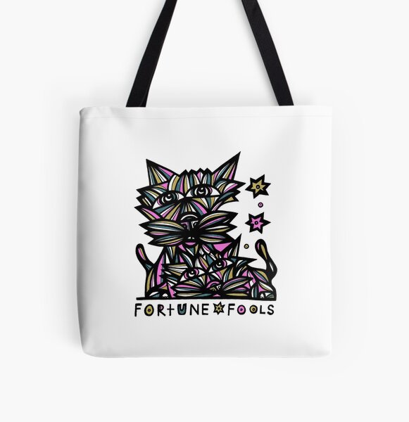 "Fortune Fools" All Over Print Tote Bag