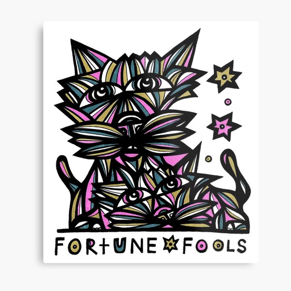 "Fortune Fools" Metal Print