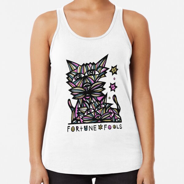 "Fortune Fools" Racerback Tank Top