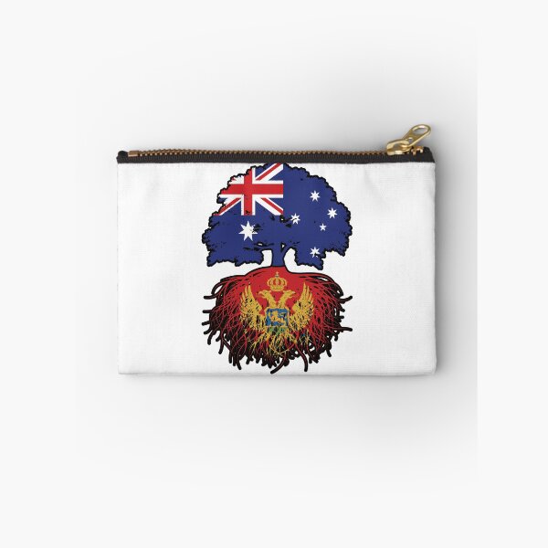 Item preview, Montenegro Montenegrin Australian Australia Tree Roots Flag designed and sold by FlagX.
