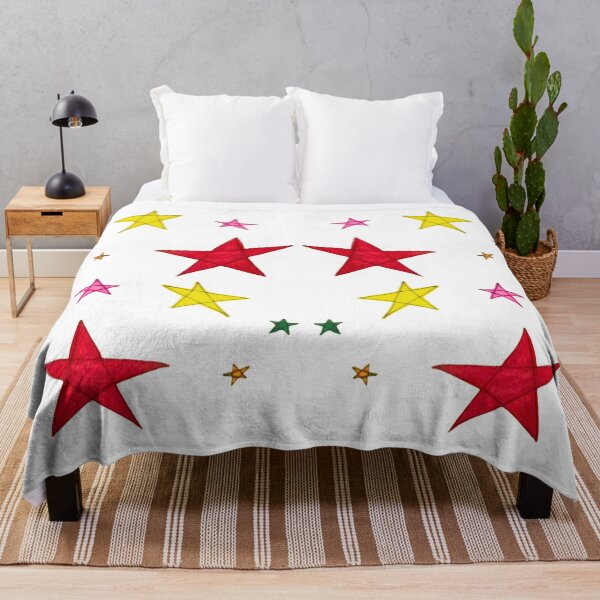 Item preview, Colourful Hand Drawn Stars - SPACE AND STARS designed and sold by larissa-myrie.