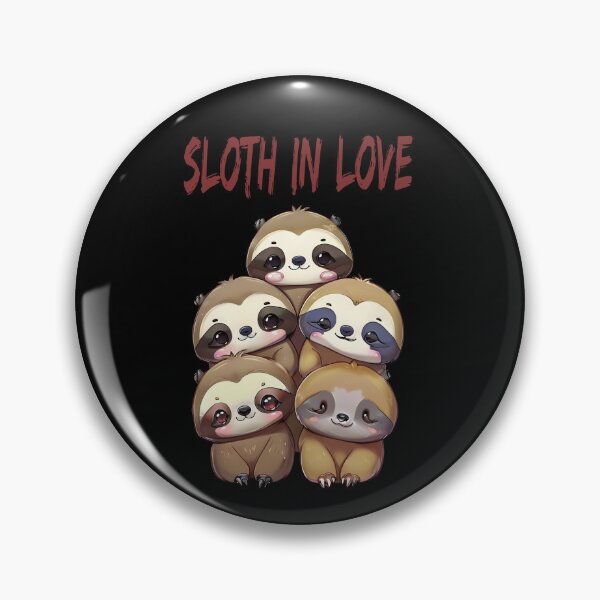 Item preview, Sloth In Love designed and sold by RetroPop23.