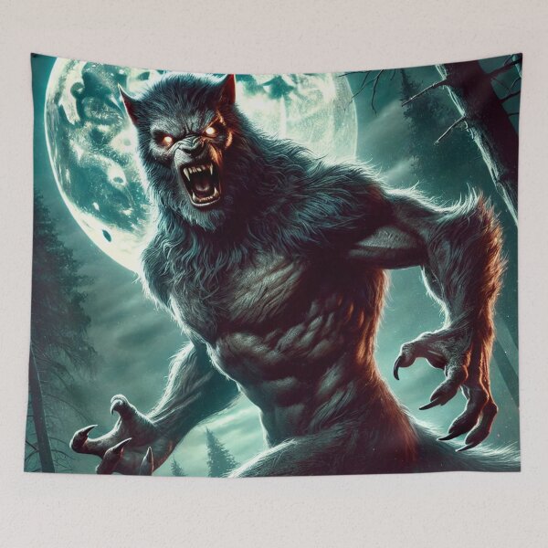 Item preview, The Full Moon’s Fury: Werewolf Unleashed designed and sold by aunins7.