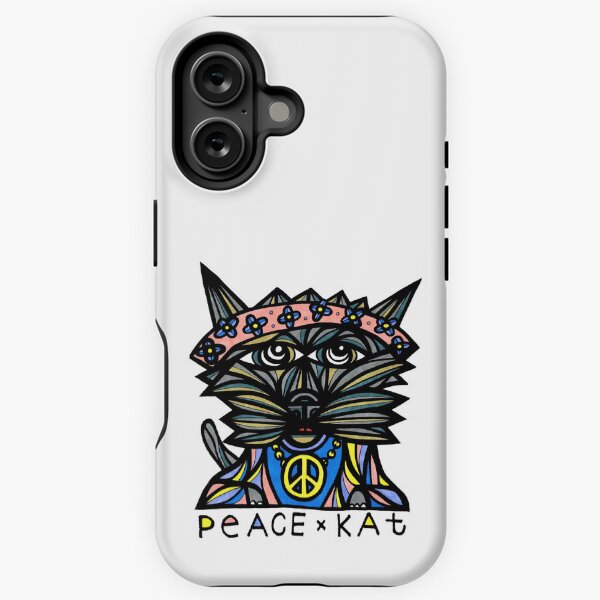 "Peace Kat" iPhone Tough Case