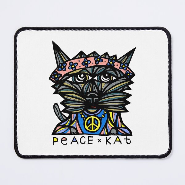 "Peace Kat" Mouse Pad