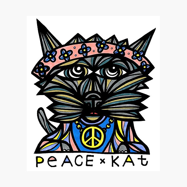 "Peace Kat" Photographic Print