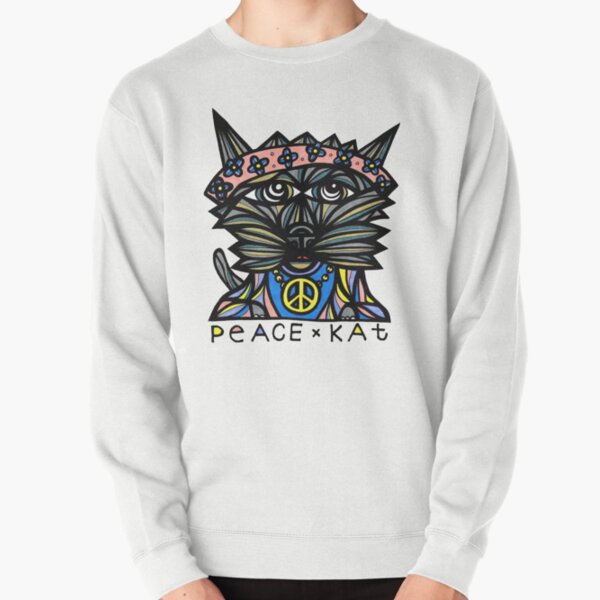 "Peace Kat" Pullover Sweatshirt