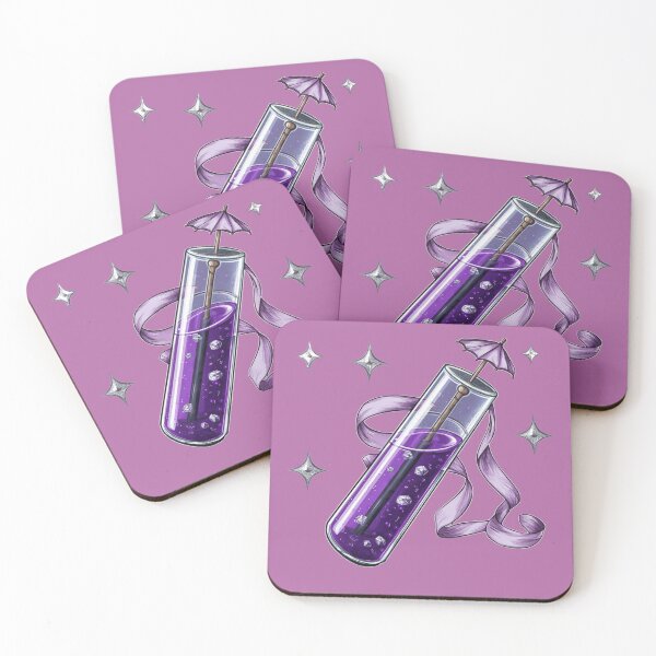 Item preview,  KAWAII PURPLE BOTTLE WITH UMBRELLA DESIGN designed and sold by aishatabubakarx.